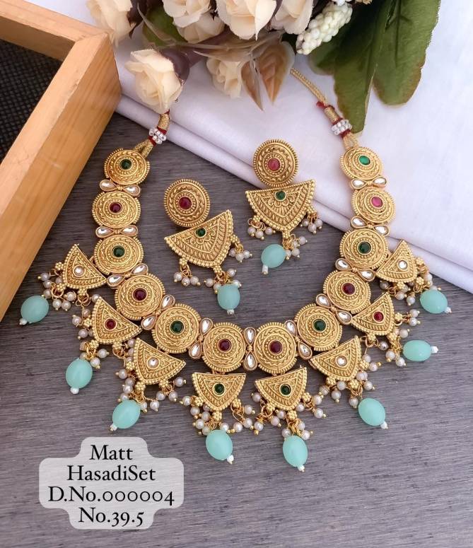 Accessories Micro Gold Hasadi Necklace With Earring Set 3

